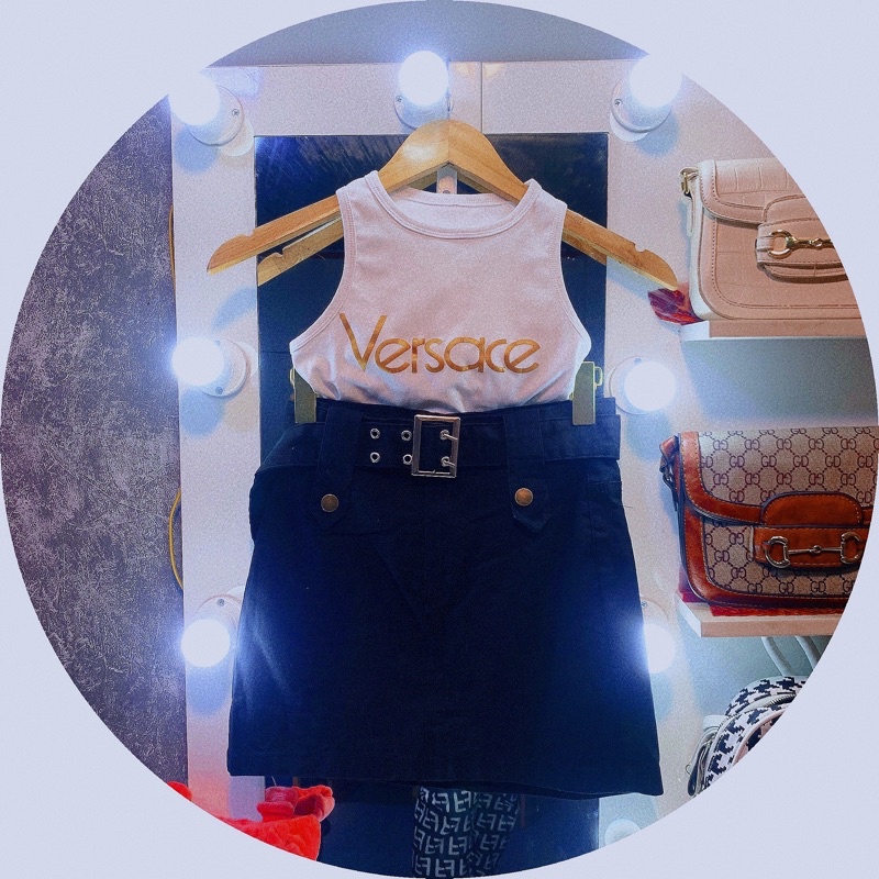 Áo thun balo + chân vay kaki kèm nịt ❤️