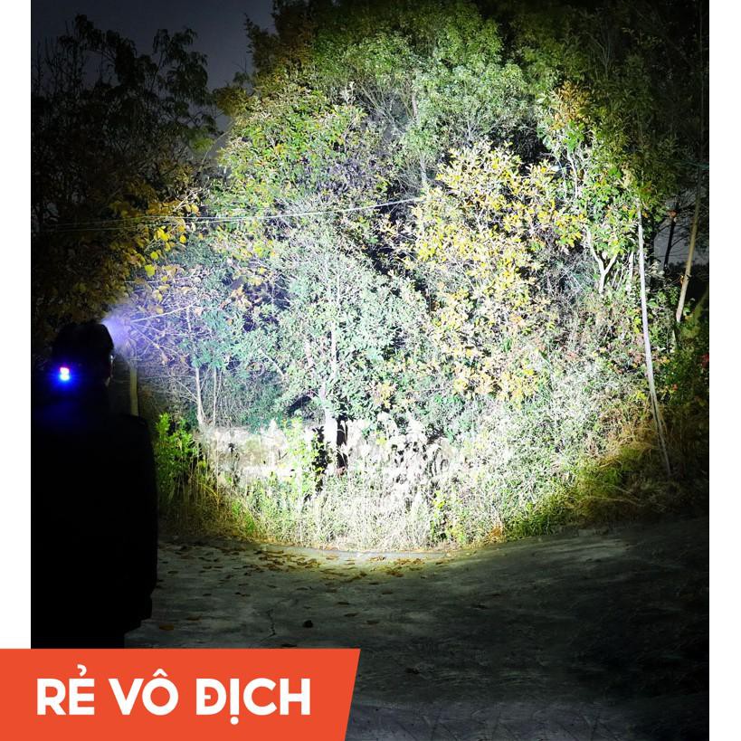Đèn Pin Đội Đầu Đeo Trán 5 Bóng T6 Siêu Sáng Kèm Pin Sạc | BigBuy360 - bigbuy360.vn