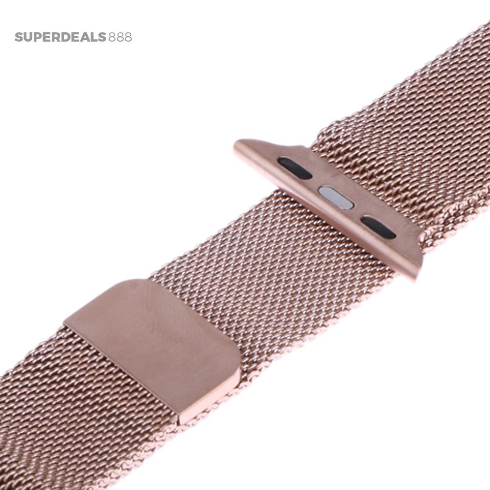 Dây Đeo Thay Thế Bằng Thép Không Gỉ Cho Apple Watch Superdeals888 42mm