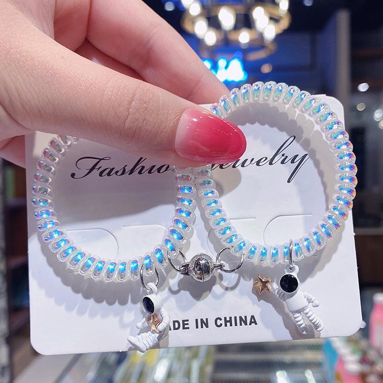 Dây Cột Tóc Đính Hạt Hình Chú Chó Yugui Hoạt Hình Dễ Thương