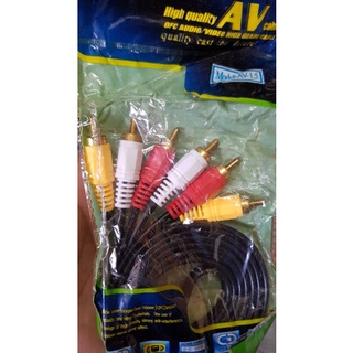 Dây av các loại 3 ly , 4 đầu, 6 đầu và 2 đầu 3ly dài 1m5