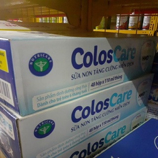 Thùng sữa bột pha sẵn Coloscare 48 hộp x 110ml  DATE MỚI