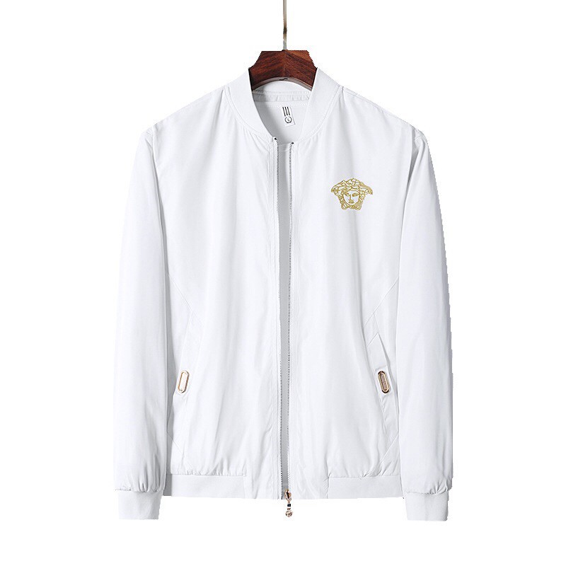 RẺ NHẤT SHOPEE Áo khoác nam thêu logo versace poly quảng châu