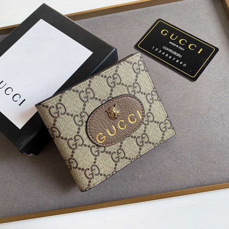 Ví nam chính hãng Gucci Ví nam ngắn cổ điển đa năng