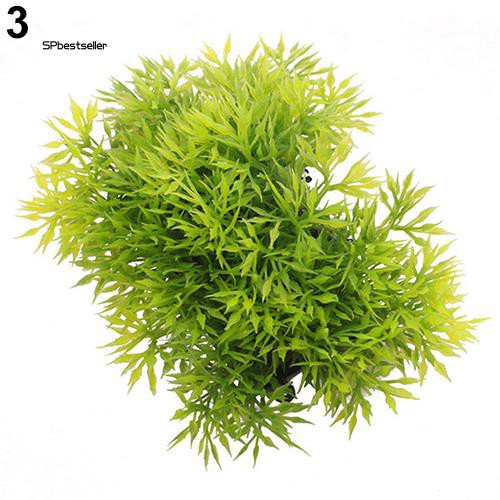 Cây cỏ nhân tạo bằng nhựa trang trí bể cá