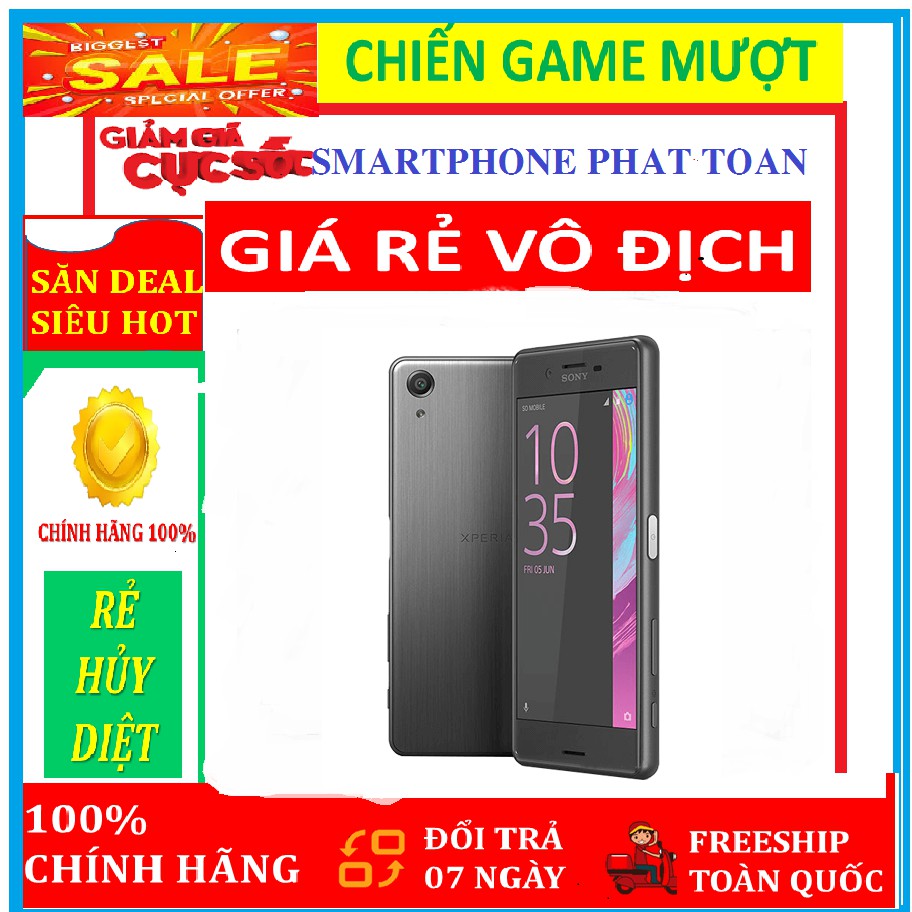 [RẺ VÔ ĐỊCH] điện thoại Sony Xperia X Performanace 32G ram 3G mới - CPU Snap 820 mạnh mẽ