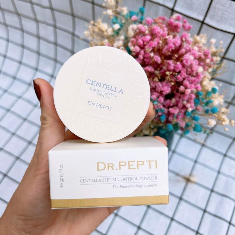 Phấn Phủ Kiềm Dầu Dr.Pepti Centella Sebum Control Powder 10g
