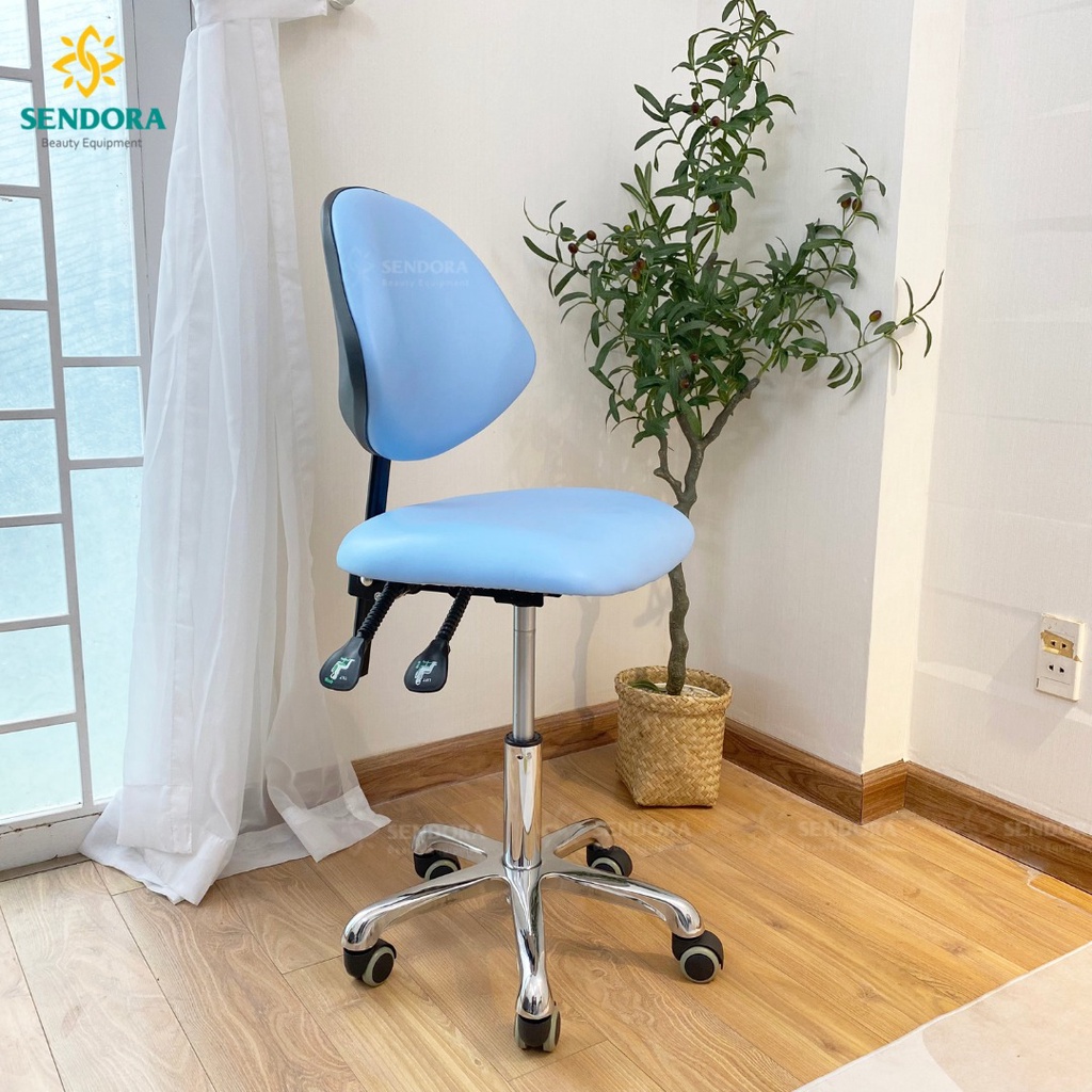 Ghế xoay Spa cao cấp tựa lưng cao 4 màu Hi-MEC HMBS-7034