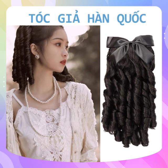 Tóc Giả, Bờm Tóc Giả Retro Cổ Điển [Ảnh Thật]