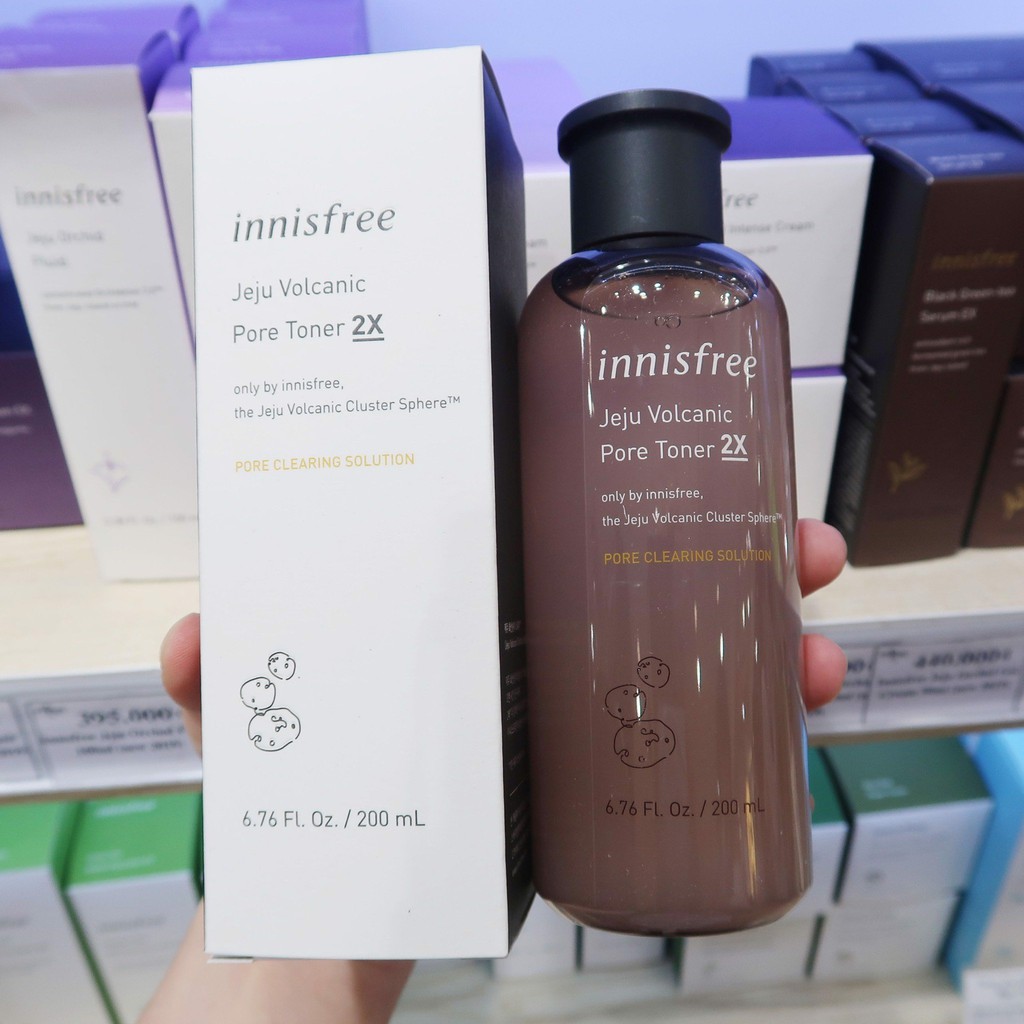 NƯỚC HOA HỒNG NÚI LỬA INNISFREE JEJU VOLCANIC PORE TONER 2X