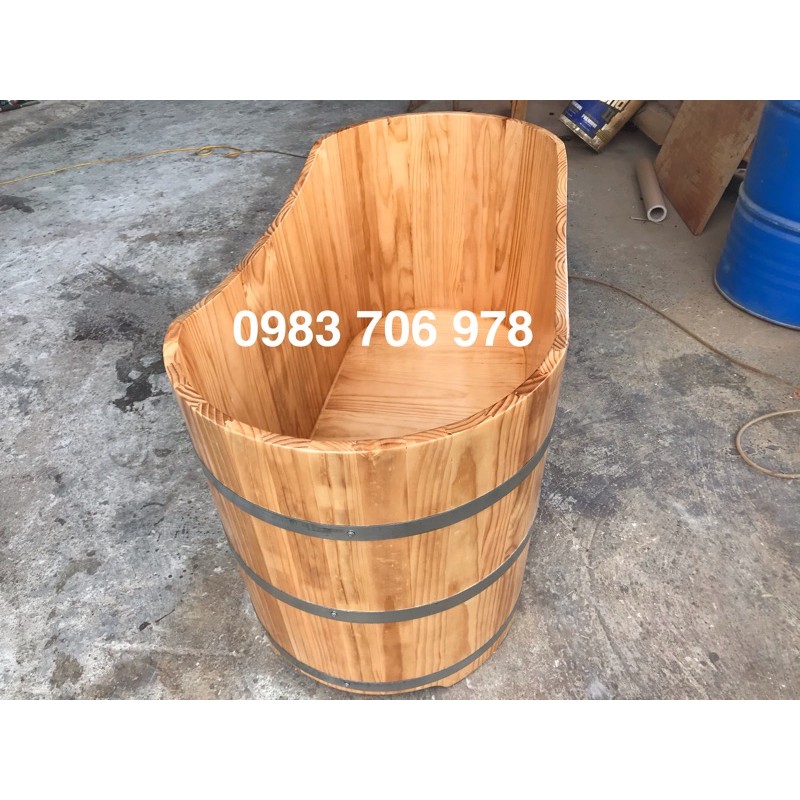 Bồn tắm OVAL gỗ nhập cao cấp