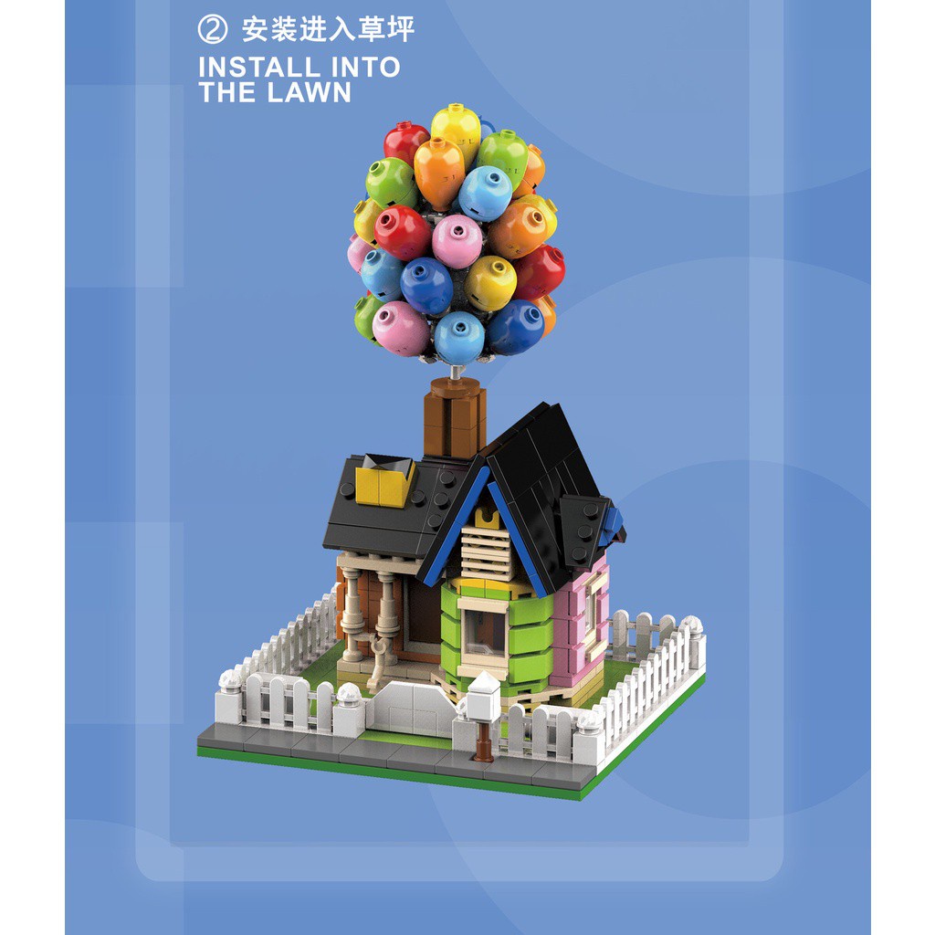 Set đồ chơi lắp ráp mô hình SLUBAN 555/ 635 mảnh vui nhộn sáng tạo dành cho trẻ em