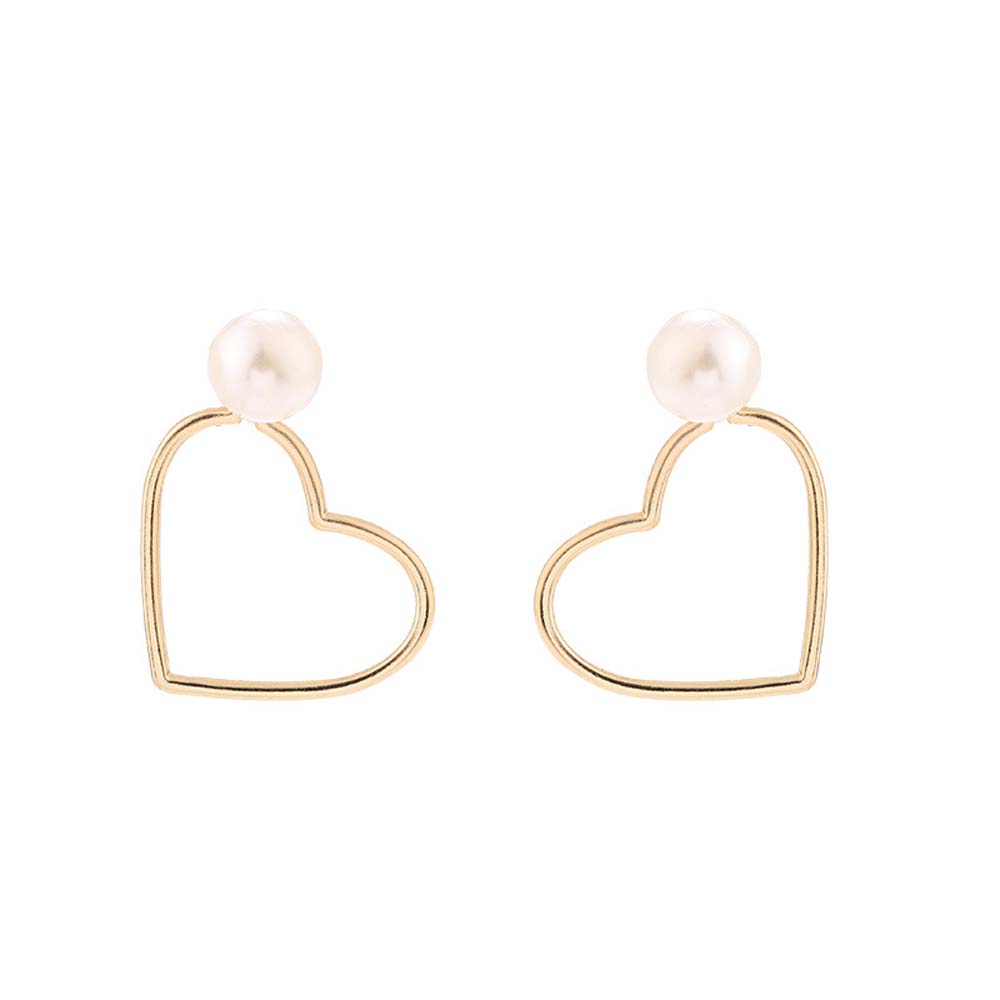 Hoa tai hình trái tim độc đáo dành cho nữ