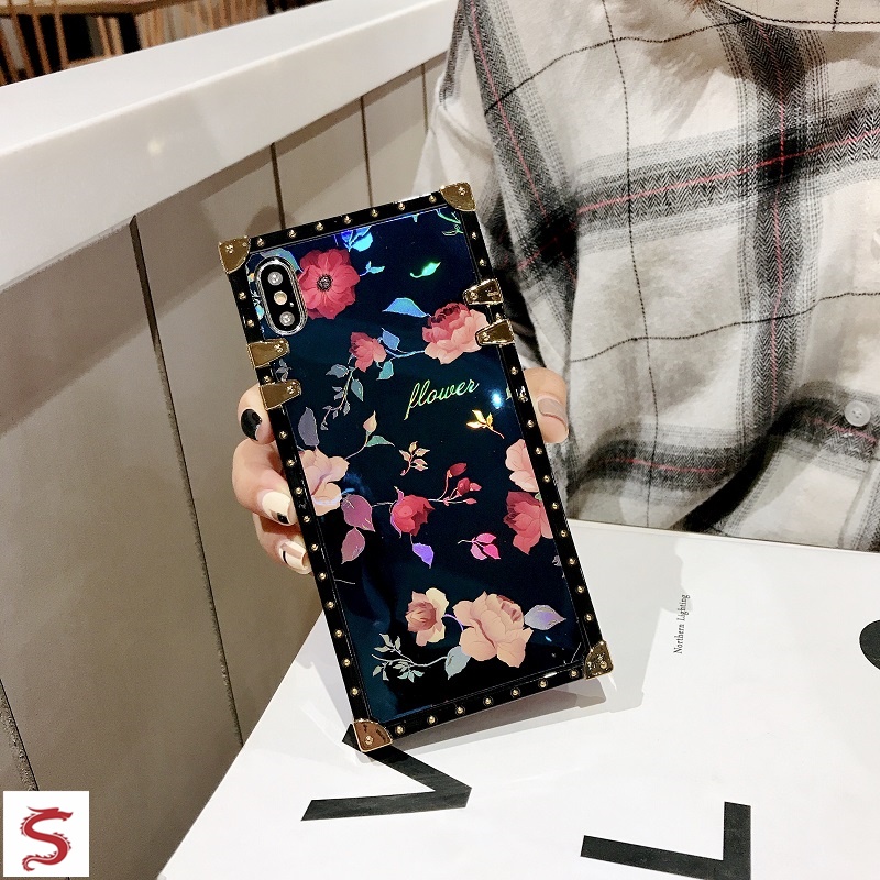 Thời Trang Ốp Điện Thoại Mềm Hình Hoa Hồng blu-ray Cho iphone 15 14 13 12 11 pro max xr xs max 8 7 6 plus