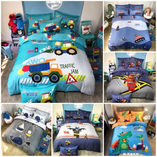 Set chăn ga gối Cotton lụa cho bé trai