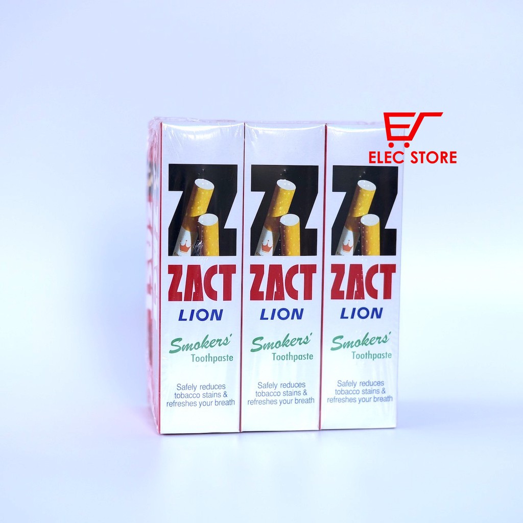 KEM ĐÁNH RĂNG ZACT LION 160g CHO NGƯỜI HÚT THUỐC LÁ