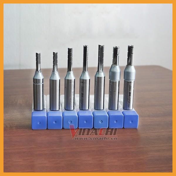 Mũi Cắt CNC Tideway 3 Cánh Cốt 12,7mm - Mũi Cắt CNC Tideway 3 Cánh Cốt cắt sâu, không bám gỗ giúp đẩy mũi khoan nhẹ