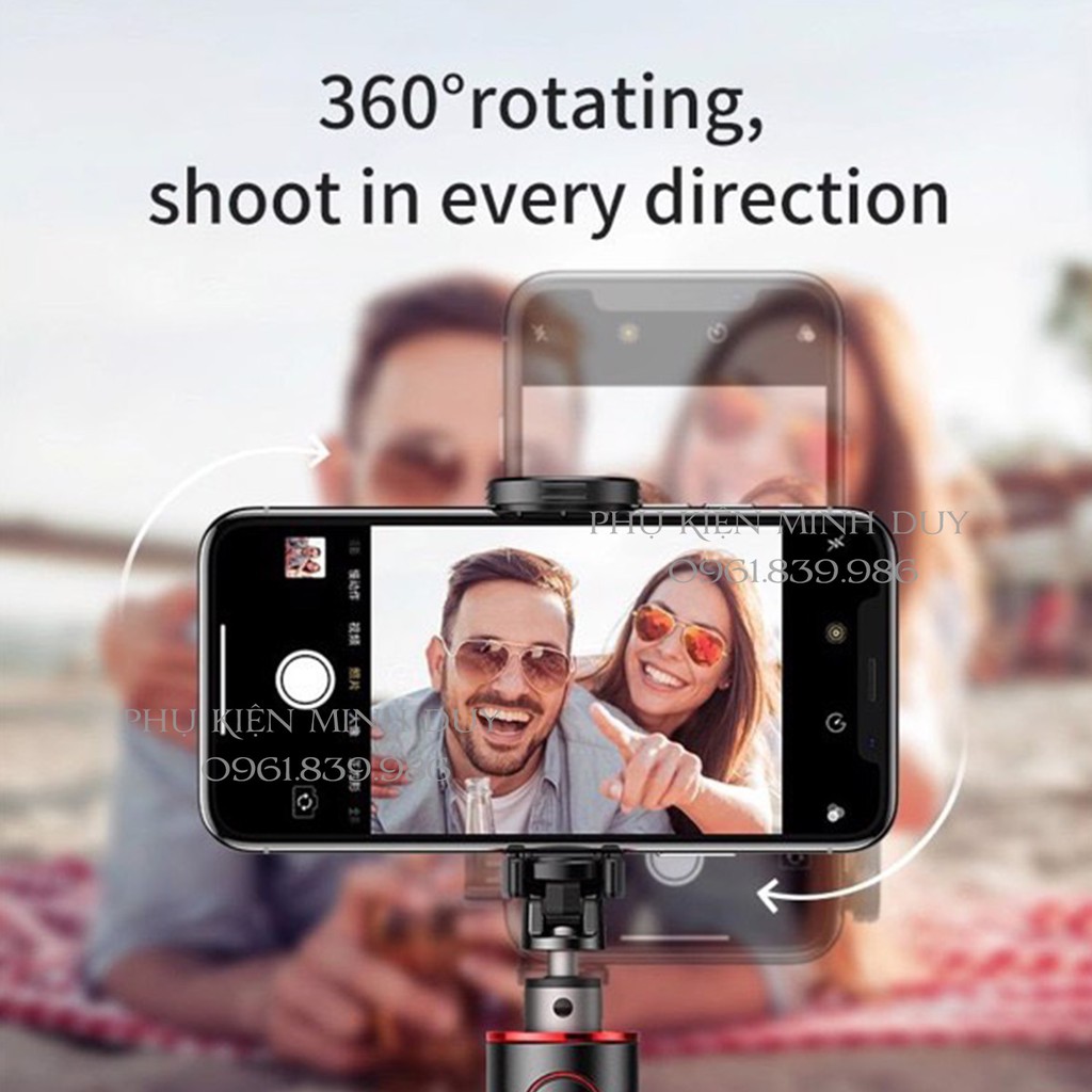 Gậy chụp hình tự sướng/ Live Stream tích hợp Tripod xếp gọn Baseus Fully Folding Selfie Stick (Bluetooth Remote...) | BigBuy360 - bigbuy360.vn