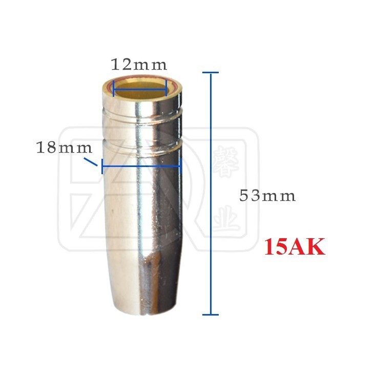 Chụp khí dây hàn mig 15AK Chụp khí máy hàn