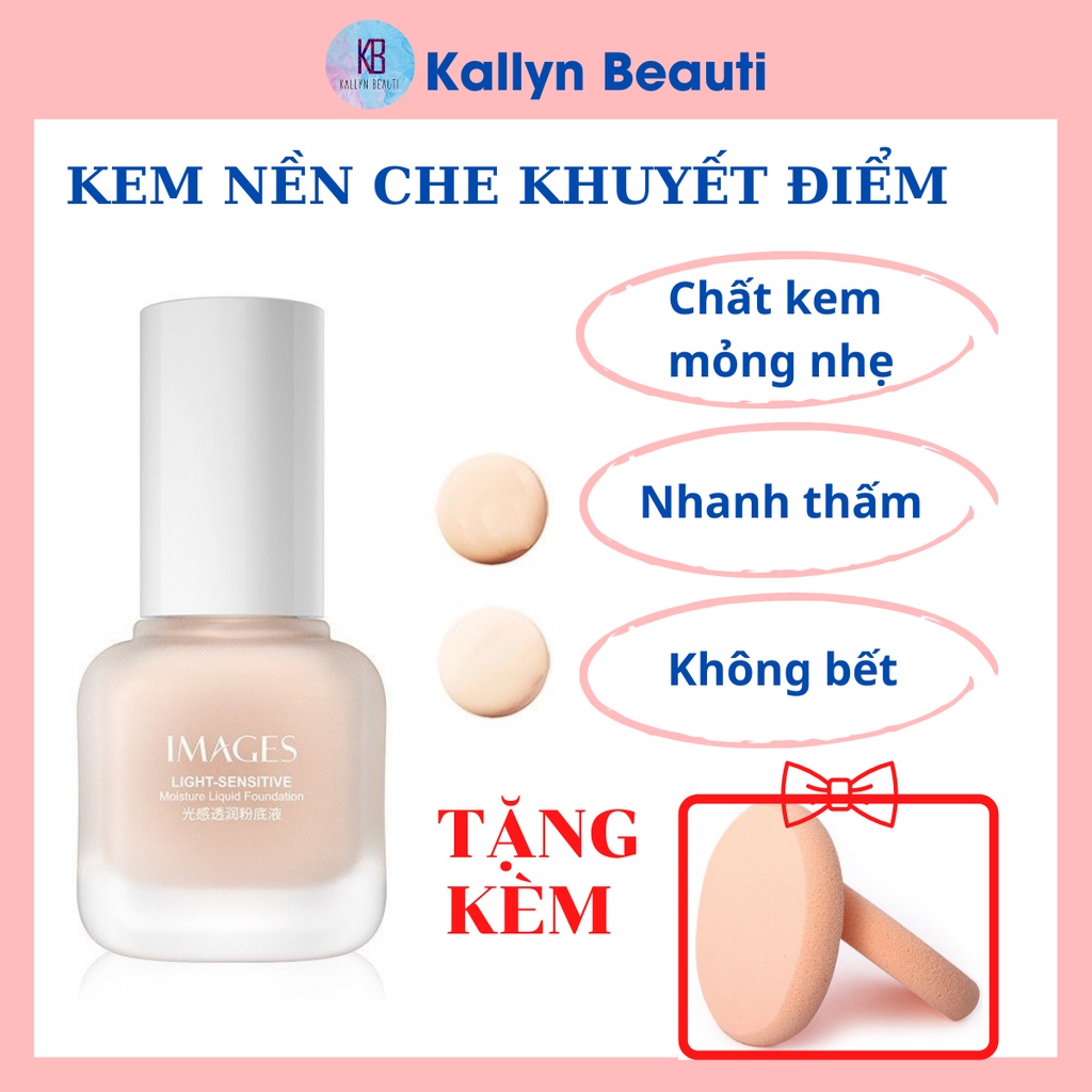 Kem Nền Che Khuyết Điểm Trang Điểm Image Kiềm Dầu Kháng Nước Lâu Trôi Tạo Lớp Nền Đẹp Trong Suốt Kallyn Beauti