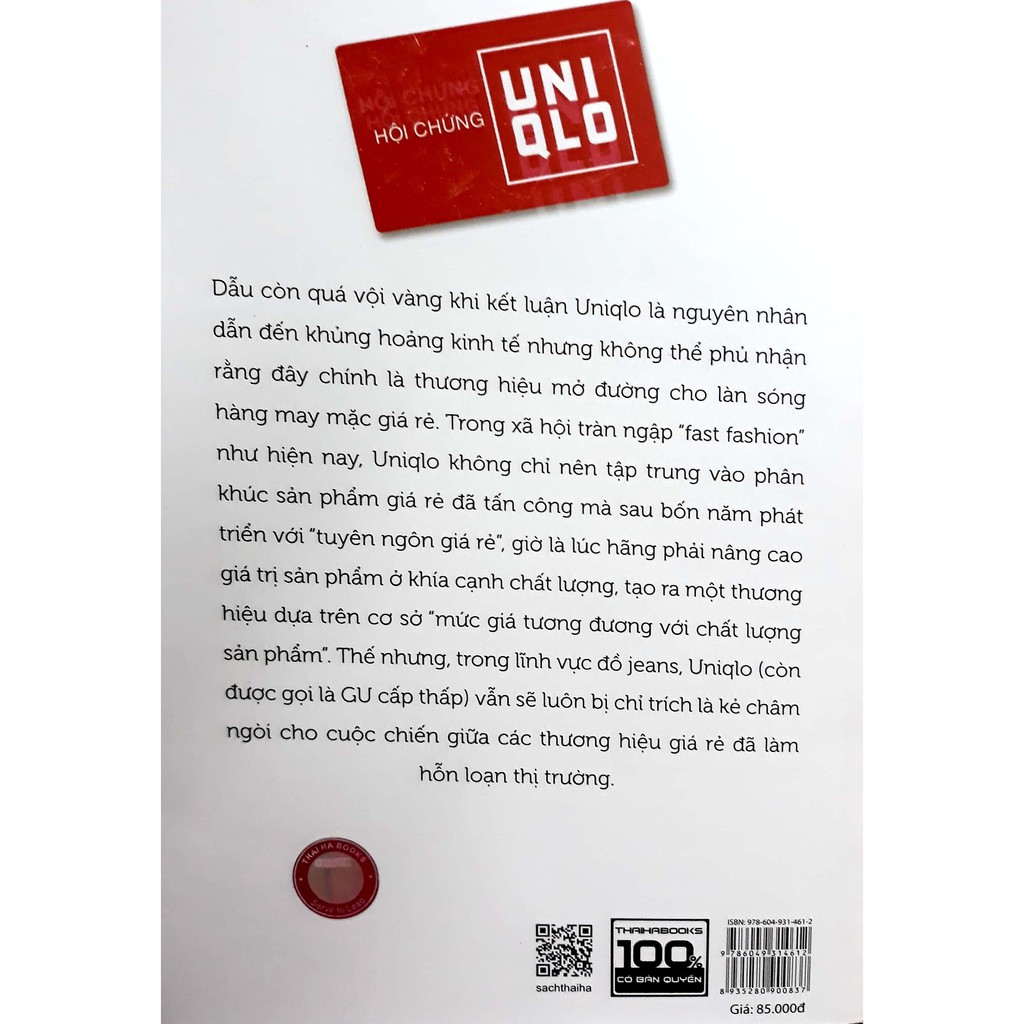 Sách - Hội chứng UNIQLO | BigBuy360 - bigbuy360.vn