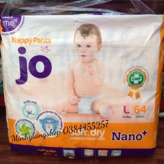- Bỉm JO quần size đại M72- L64/XL56/XXL48 hàng có sẵn