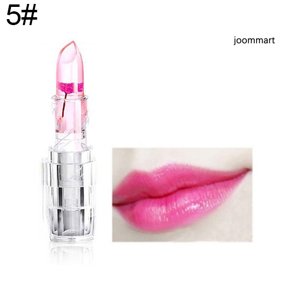 【JM】Flower Jelly Transparent Lipstick Temperature Color Changing Waterproof Lip Balm