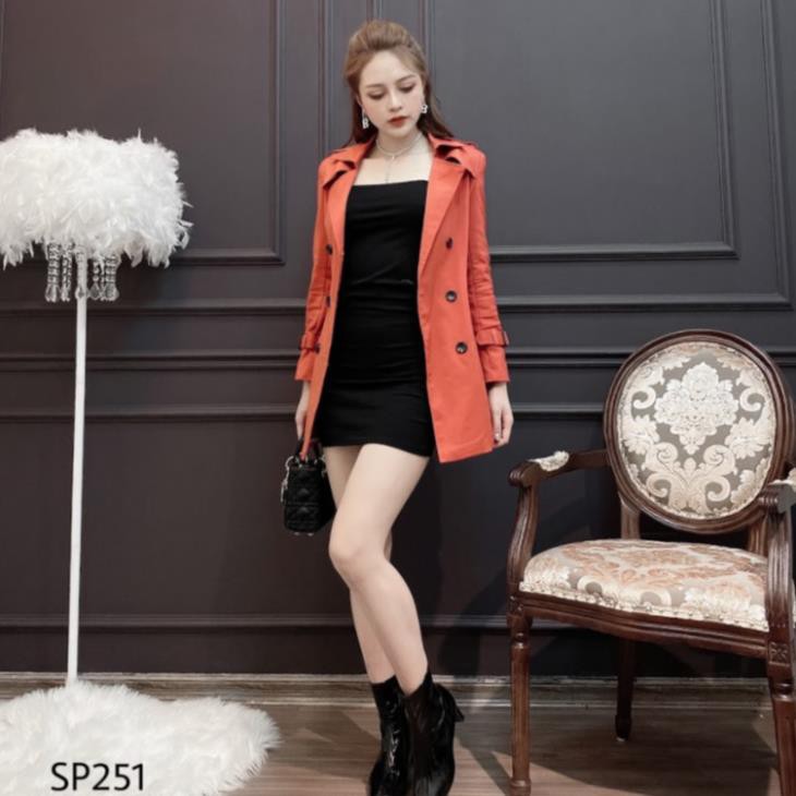 ADIOS Áo khoác cổ vest kèm đai, áo khoác công sở cổ vest sang trọng  | BigBuy360 - bigbuy360.vn