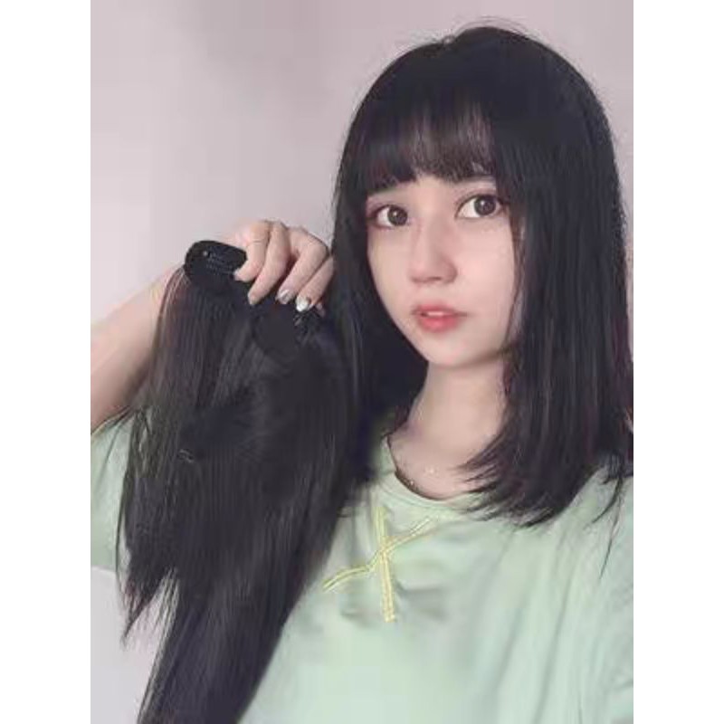 kẹp tóc thật làm phồng chân tóc
