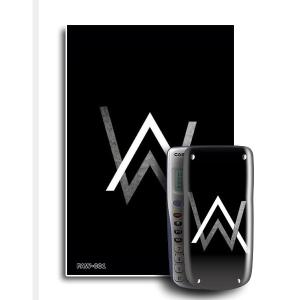 Decal trang trí máy tính Casio/Vinacal Fan Alan Walker 001