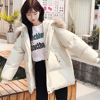 [ORDER] ÁO PHAO CỔ LÔNG 2 màu ĐEN - TRẮNG ❤️❤️❤️