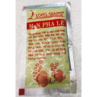 Men pha lê Long Giang làm trong nước tức thời cho bể cá cảnh, hấp thụ độc tố và mùi tanh