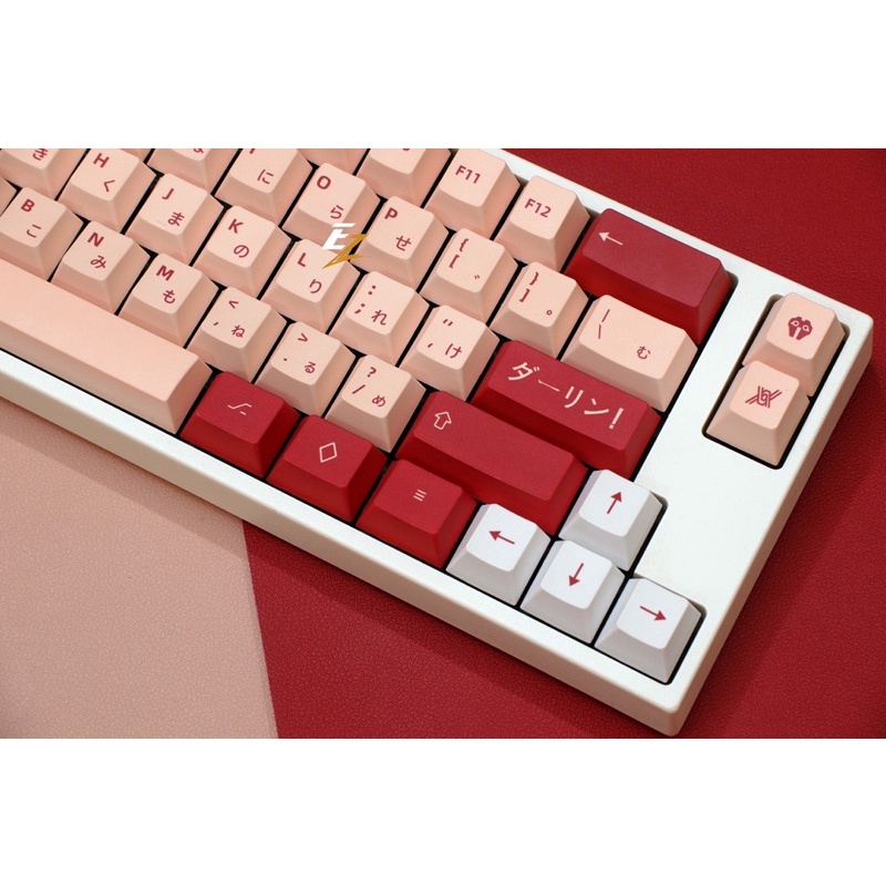 SET KEYCAP PBT CHERRY DARLING 129 PHÍM CHO BÀN PHÍM CƠ