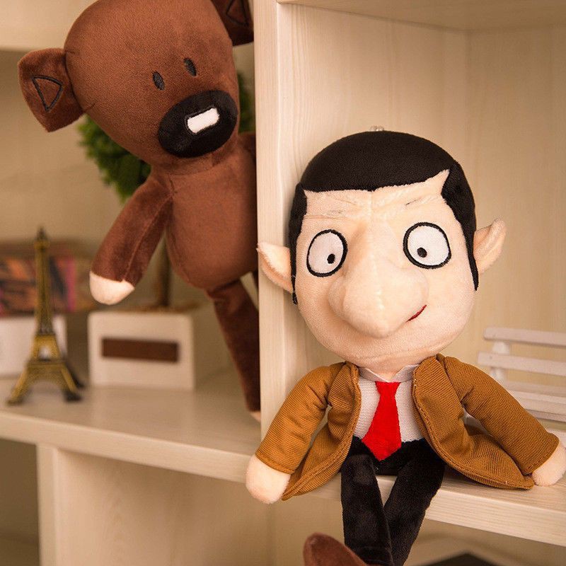 Movie Mr Bean+Teddy Bear Soft Doll Stuffed Animal Plush Toys Xmas Toy Gift Kid