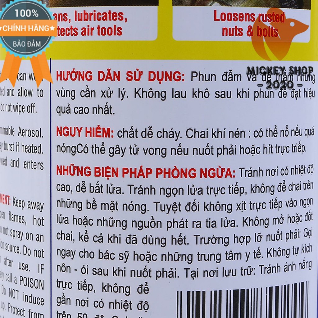 Chai Xịt Bôi trơn Làm Sạch Thẩm Thấu Chống ẩm WD-40 Multi-Use Product 412ml - 84024CP