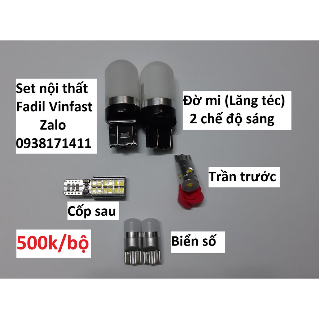 Fadil bộ led nội thất đờ mi lăng téc Vinfast