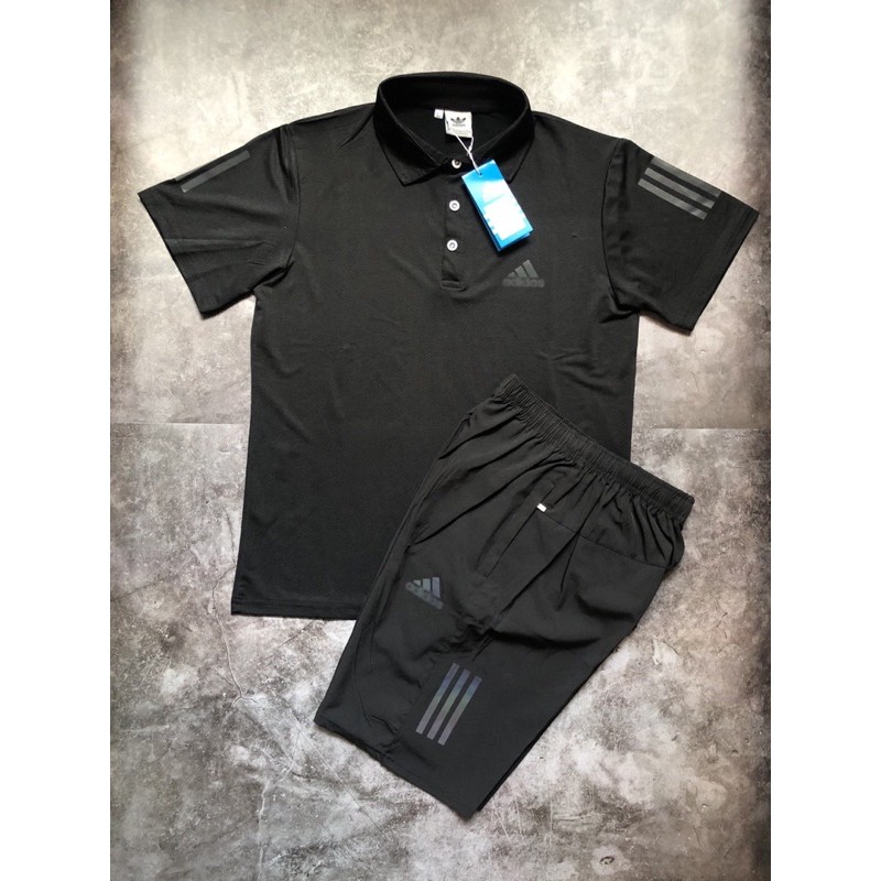 [SALE Hàng loại 1] Bộ thể thao nam, bộ adidas nam cao cấp vải lỗ kim thông hơi co giãn 4 chiều | BigBuy360 - bigbuy360.vn