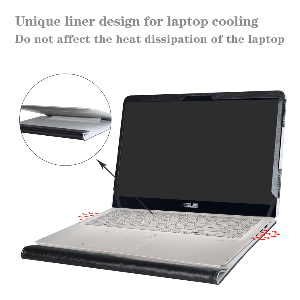 Bảo Vệ Bao Da Máy Tính Bảng Asus Q525Ua Q505Ua Q535Ud & Zenbook Flip 15 Ux561Ud Ux561Ux561Un & Vivo Q56 / Q5X34