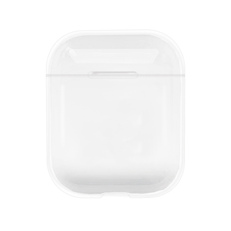 Vỏ bảo vệ hộp sạc tai nghe không dây Apple Airpods chất liệu PC cứng trong suốt