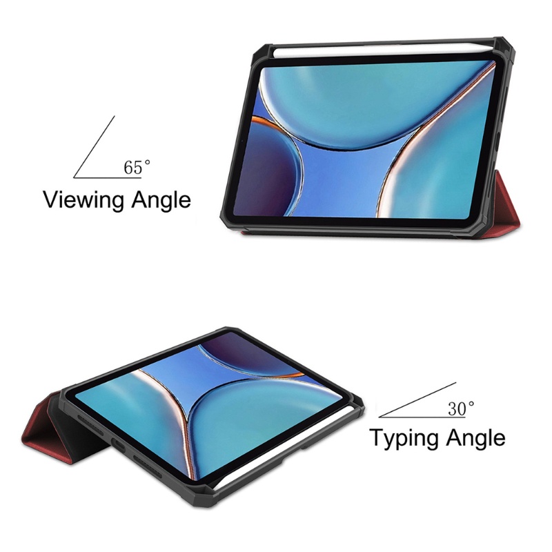 Bao Da Máy Tính Bảng TPU Mềm Mỏng Có Ngăn Đựng Bút Cảm Ứng Tự Động Bật / Ngủ Thông Minh Cho Máy Tính Bảng NAMA