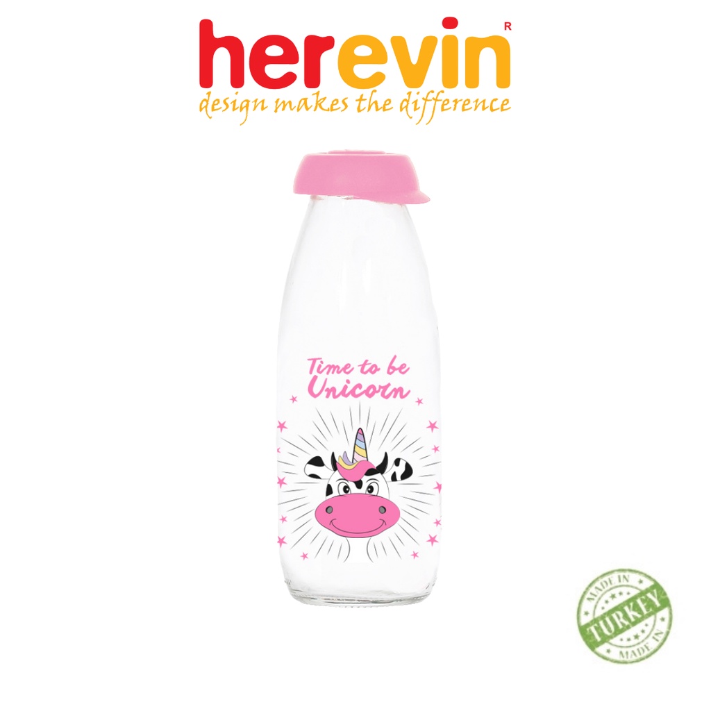 Bộ 3 Chai Đựng Sữa Thuỷ Tinh Herevin Decor 500ml - HECH111730-001 [GIAO MÀU NGẪU NHIÊN]