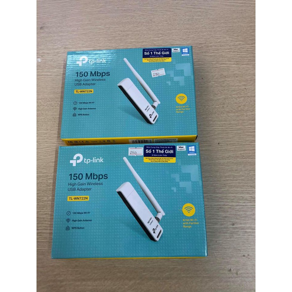 Bộ thu Wifi TP Link TL-WN722N - 150Mbps