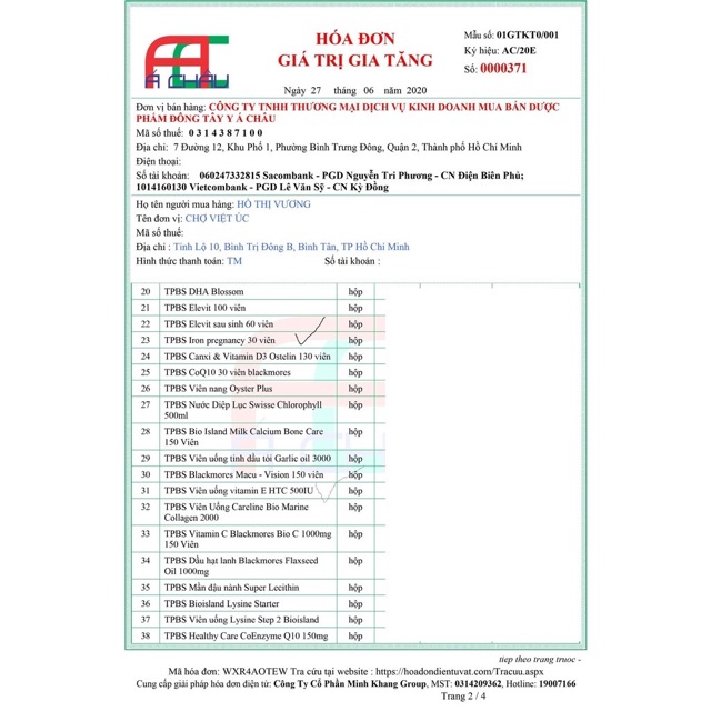 Viên uống bổ sung Vitamin E Healthy Care 500IU 200 viên của Úc