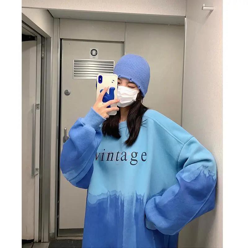 Áo Sweater Mỏng Dáng Rộng Màu Gradient Phong Cách Hàn Quốc Thời Trang Thu Đông Dành Cho Nữ 2021 | BigBuy360 - bigbuy360.vn