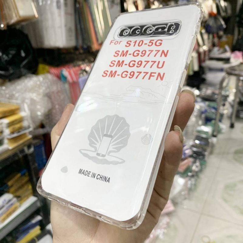 Ốp lưng Samsung S10 5G dẻo trong suốt bảo vệ camera