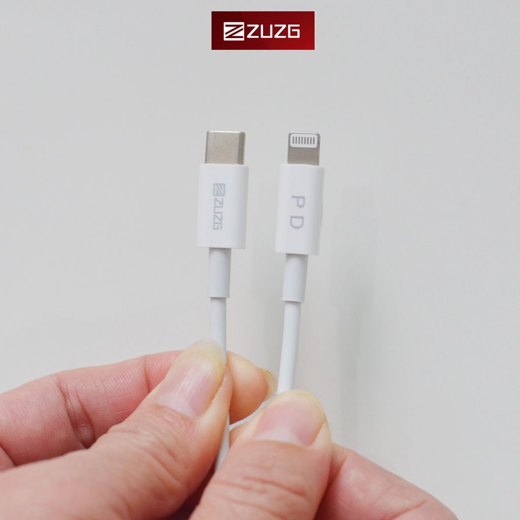Cáp sạc nhanh 18W Type C to Lightning PD01 - Hàng chính hãng ZUZG