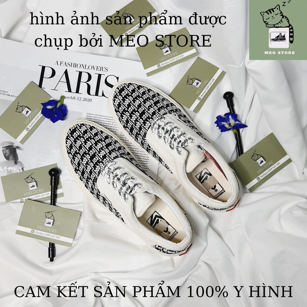 Giày vans, giày fear of god, fog buộc dây nam nữ, tặng tất cổ cao full bill-hộp-hộp bảo vệ, đủ size từ 36-43.