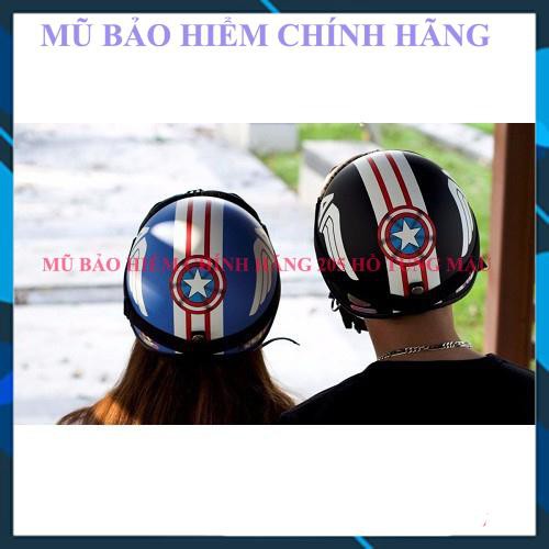 Mũ Nón Bảo Hiểm Nửa Đầu 1/2 Tem Rùa Dễ Thương Kèm Kính Phi Công | Mũ Nhựa ABS Độ Bền Cao BH 6 Tháng