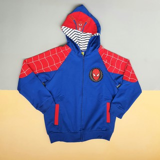 Áo khoác spiderman đại cồ chất cotton thoáng mát hình spiderman siêu ngầu size 20-24