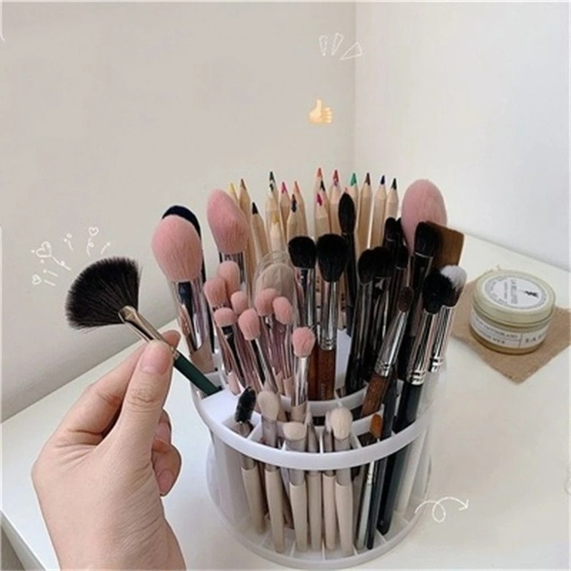 Hộp Đựng Cọ Trang Điểm Cỡ Lớn Đa Năng Tiện Dụng